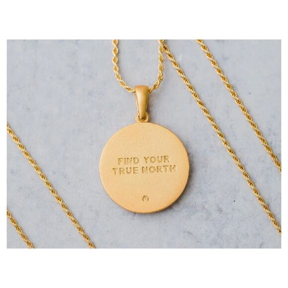 Mantra Jewelry Find Your True North compass necklace - Picture 2 of 7